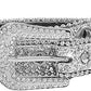 Women's Studded Rhinestone Western Cowgirl Belt
