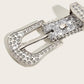 Women's Studded Rhinestone Western Cowgirl Belt