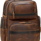 Men's Thick Cowhide Leather Travel Daypack – 15.6