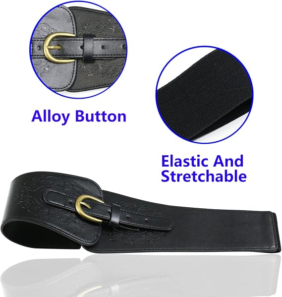 Women's Thick Waist Cincher Corset Belt – Snap Closure