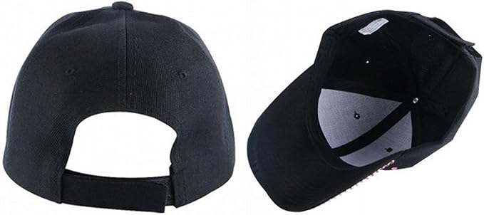 Unisex Rhinestone Crystal Sport Cap – Ponytail Opening