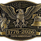 USA 250th Anniversary Eagle Belt Buckle – 1776 Liberty
