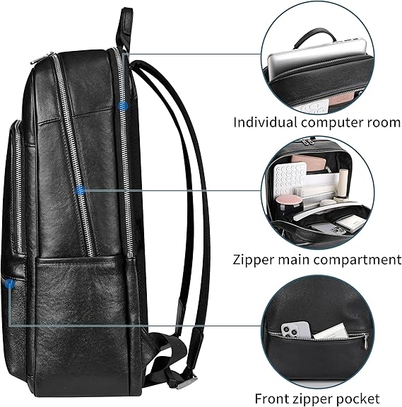 Men's Waterproof Cowhide Executive Backpack – 17