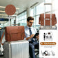 Men's Waterproof Leather Messenger Bag – Magnetic Clasp