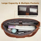Men's Waterproof Leather Messenger Bag – Magnetic Clasp
