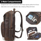 Men's Waxed Full Grain Leather Business Rucksack – 17