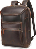 Men's Waxed Full Grain Leather Business Rucksack – 17