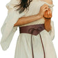 Women's Wide Renaissance Obi Corset Belt – Tie Closure